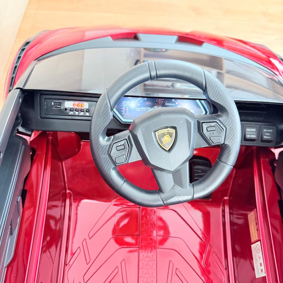 【美品】Lamborghini SIANランボルギーニシアン電動乗用ラジコンカー