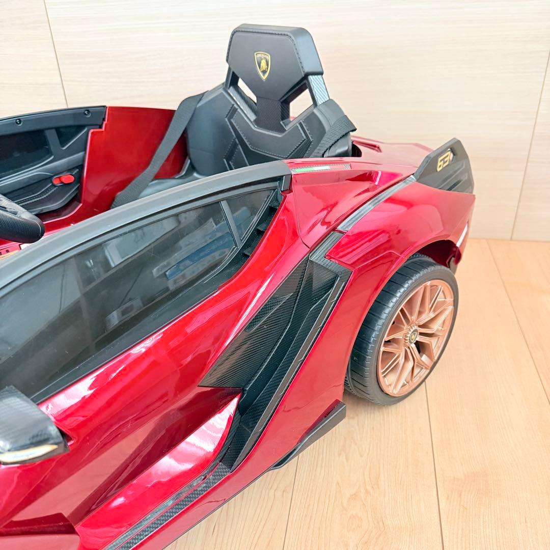【美品】Lamborghini SIANランボルギーニシアン電動乗用ラジコンカー