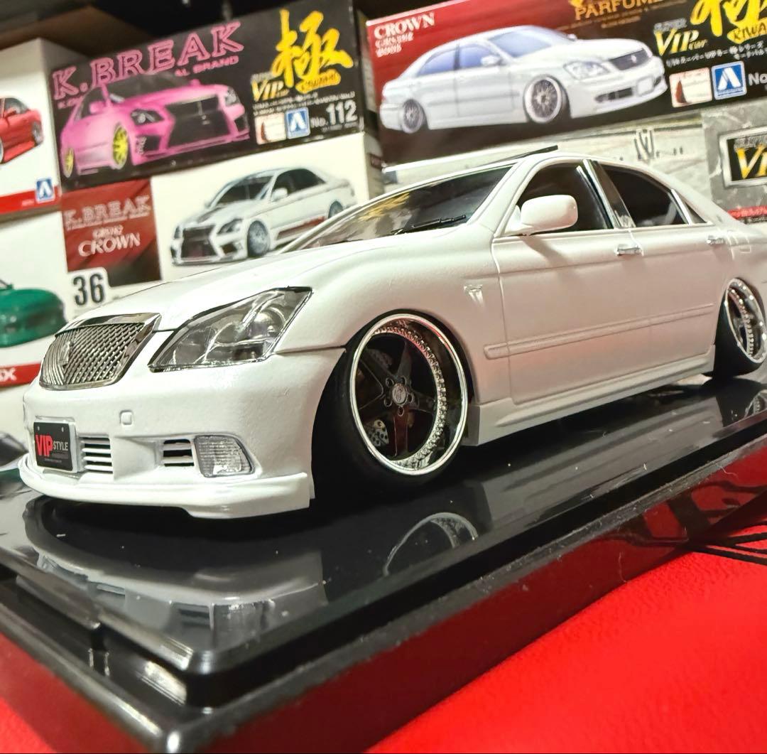 アオシマ 18クラウン アスリート WORK ホイール