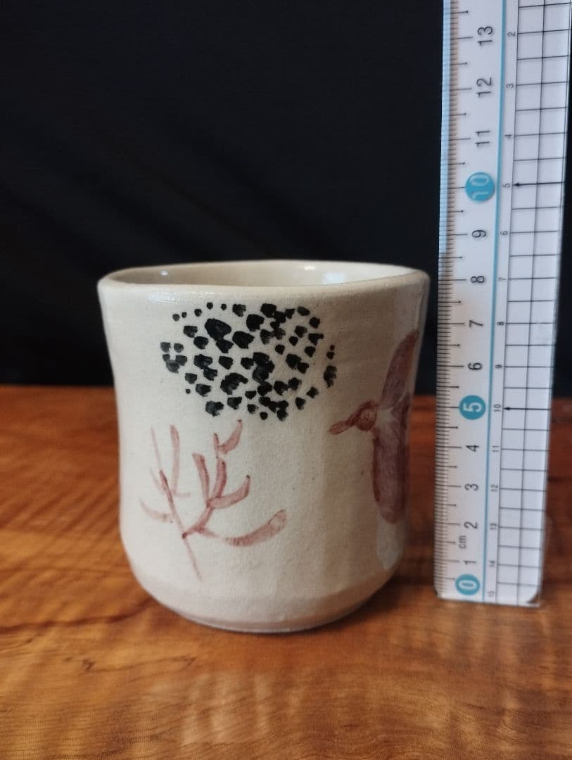 値下げしました　文化功労者　洋画家　島田章三　鳥飛行湯呑