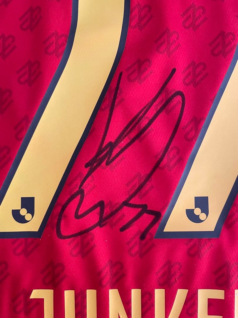 ユンカー 名古屋グランパス サイン入り ユニフォーム オートグラフ 浦和レッズ