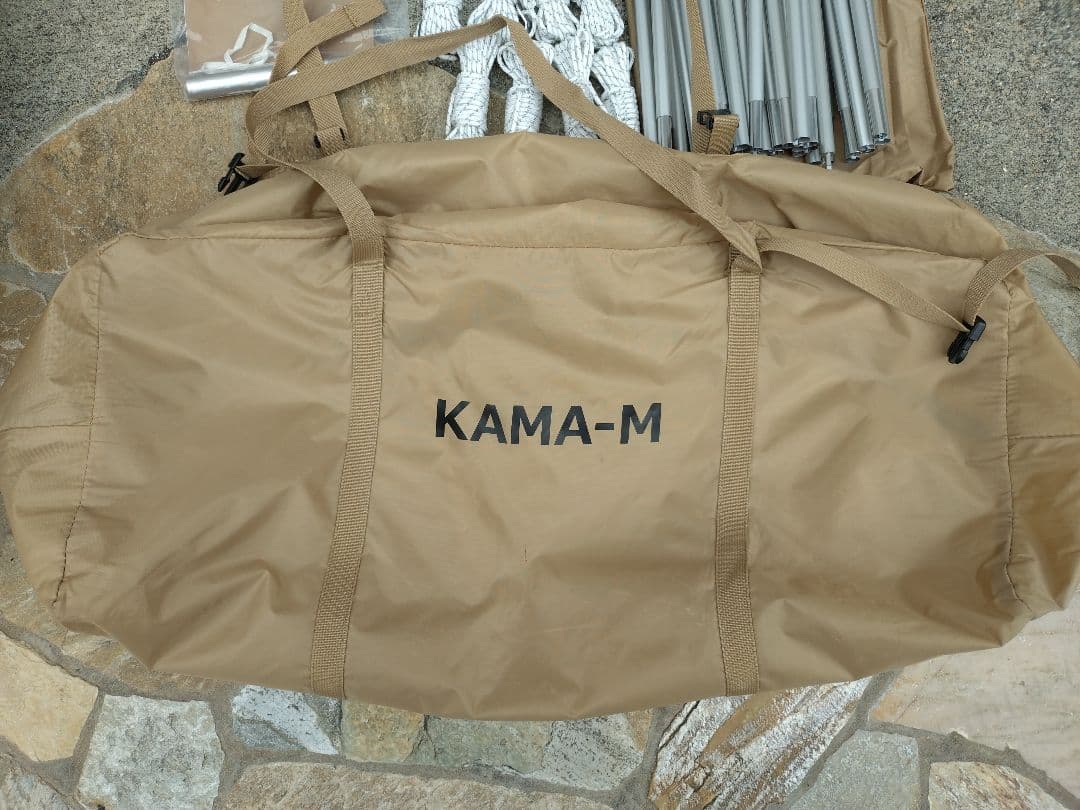 DOD カマボコテント3M(カラー：タン)、カマシールドM、カママットM　セット