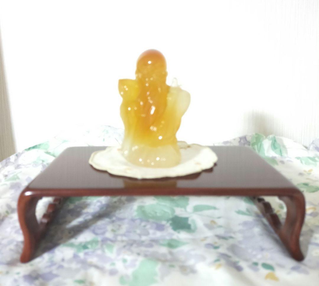 セール✨中国美術工芸品　唐木　天然木ミニ花台　2点セット