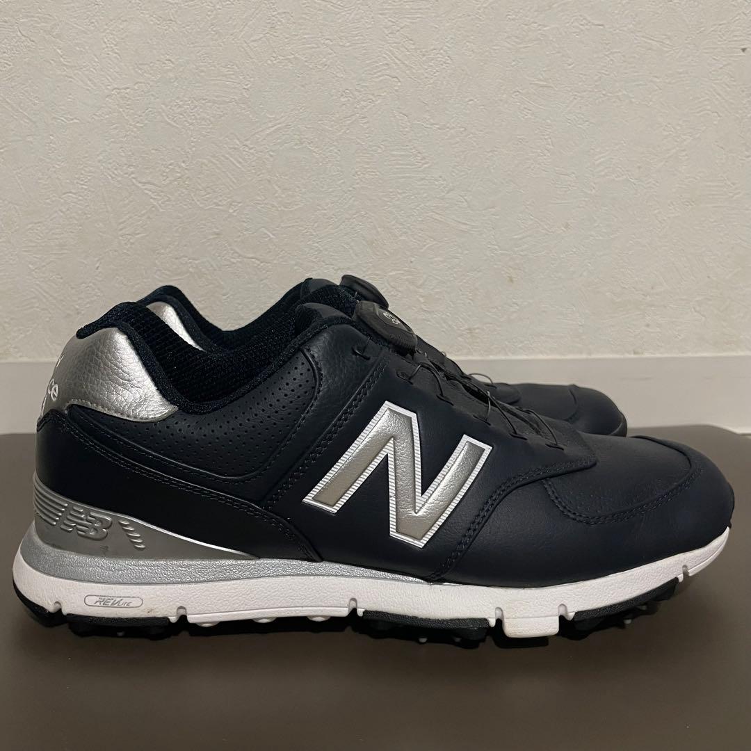 New Balance Golf ネイビー×シルバー 26.5cm MGB574