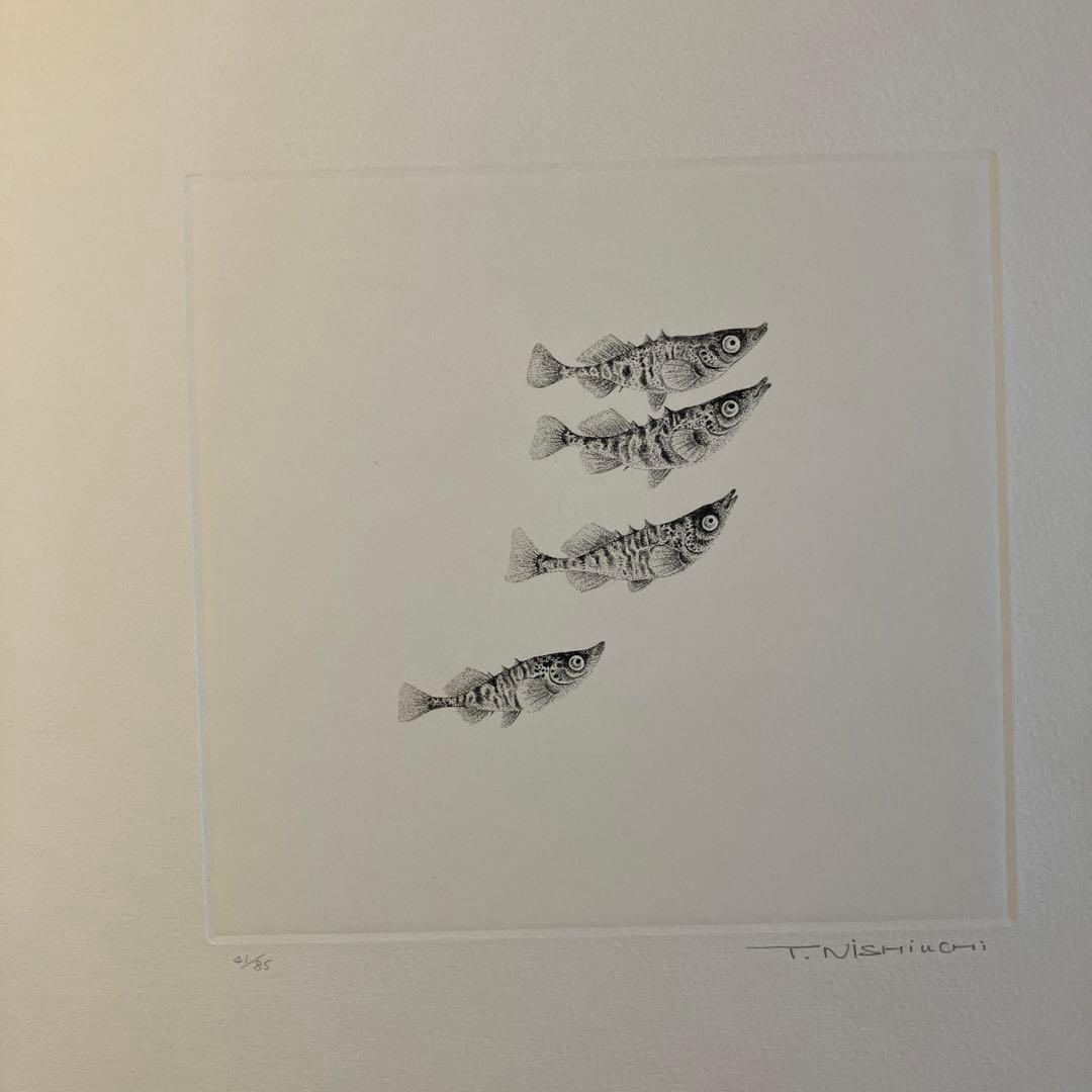 西内利夫　銅版画集　琵琶湖の仲間たち　全12点セット