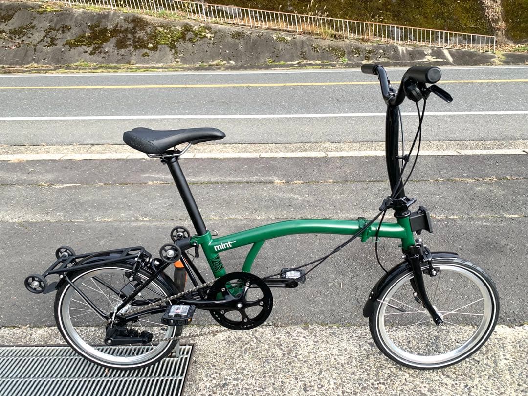 【美品】未使用品 即乘 折り畳み転車 PartsミニベロSRF3 内3速 16