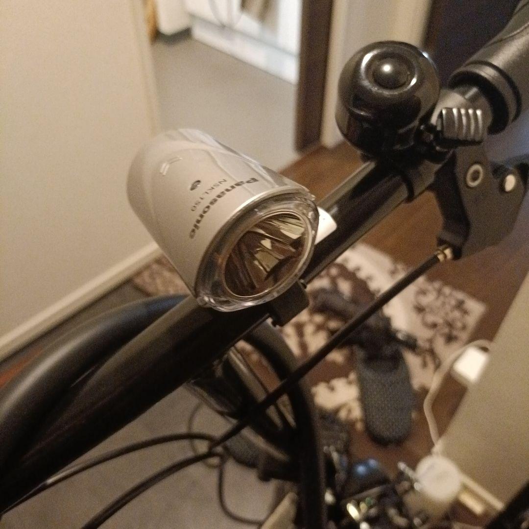 HUMMER 折りたたみ6段切り替え自転車 LEDライト鍵付き