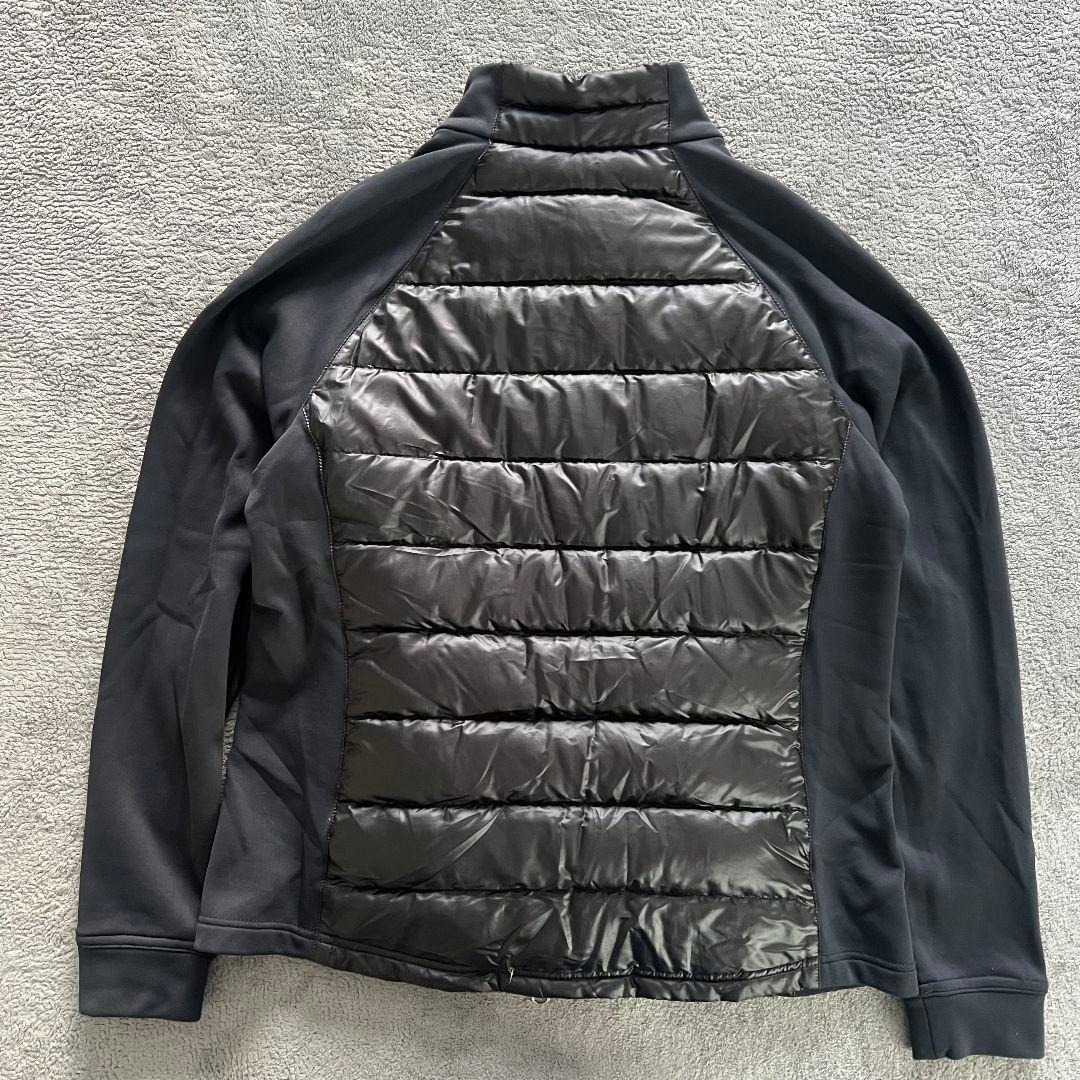 JUN&ROPE ジュンアンドロペ　切替　ダウンジャケット　ゴルフ　中綿　黒系