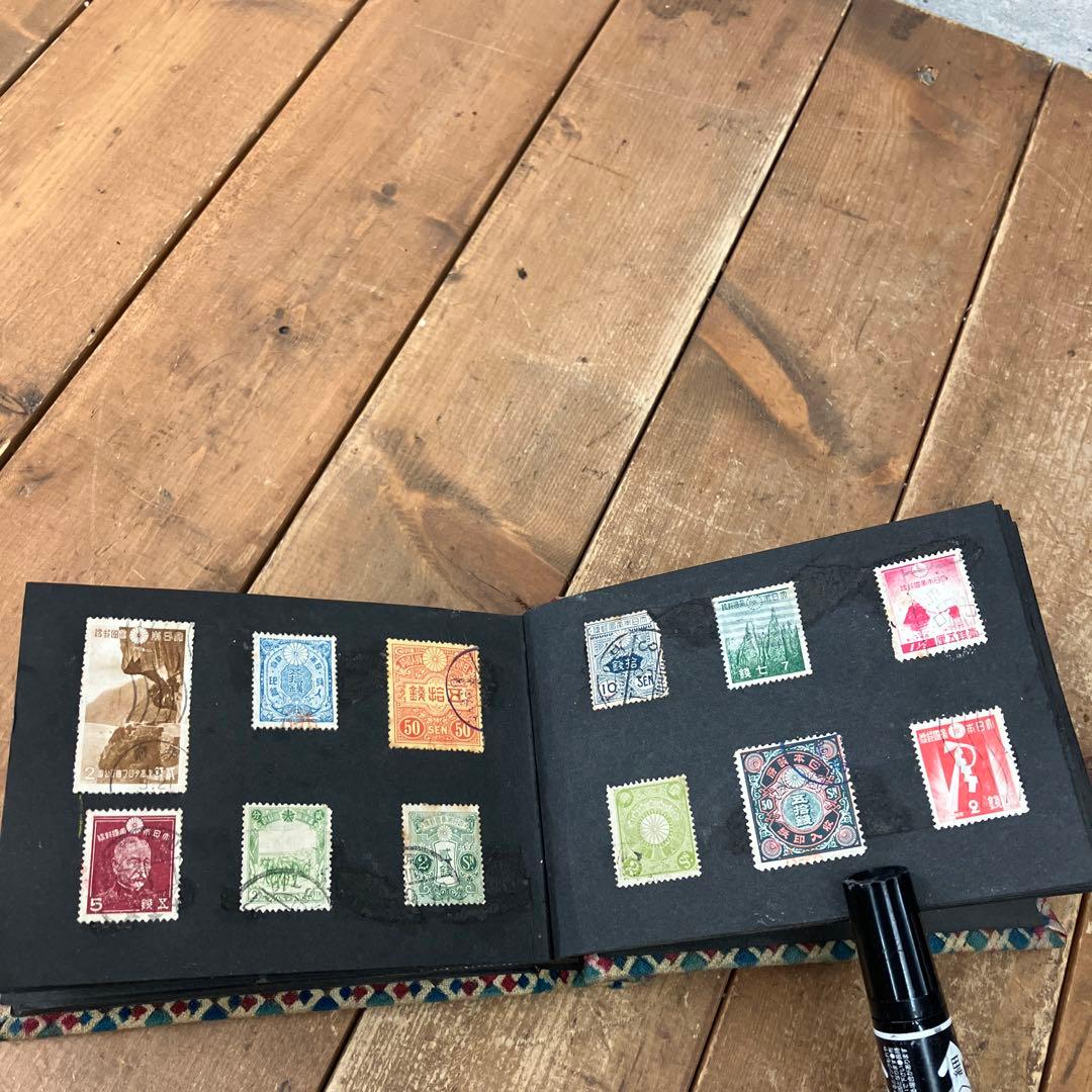 昭和レトロ 使用済み切手 1950年代 一銭五厘 記念切手 他 希少