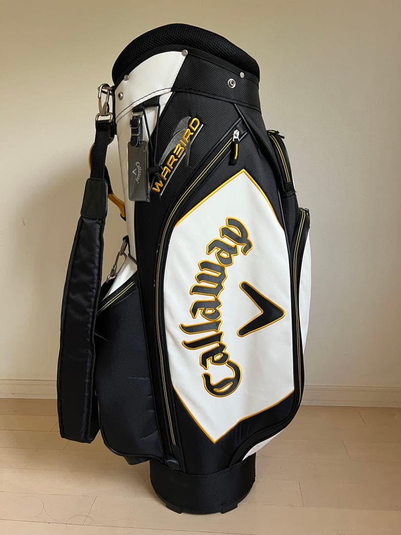 Callaway Warbird キャディバッグ 黒白 ヘッドカバー付き