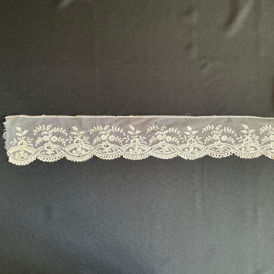 【３】ベルギーアンティーク　手仕事　ブリュッセル　デュシェスレース　ハンドメイド