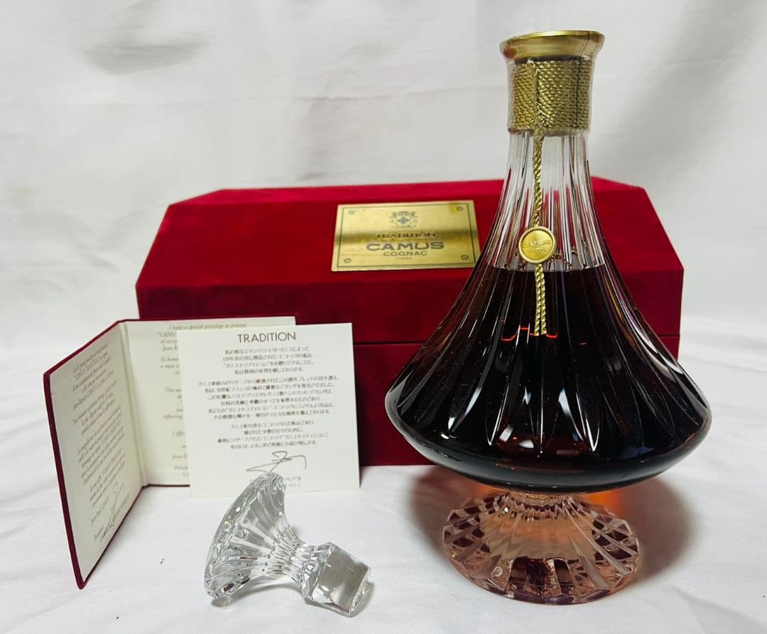 カミュ トラディション　バカラ　クリスタル　替栓　冊子　カード　化粧箱付！未開封