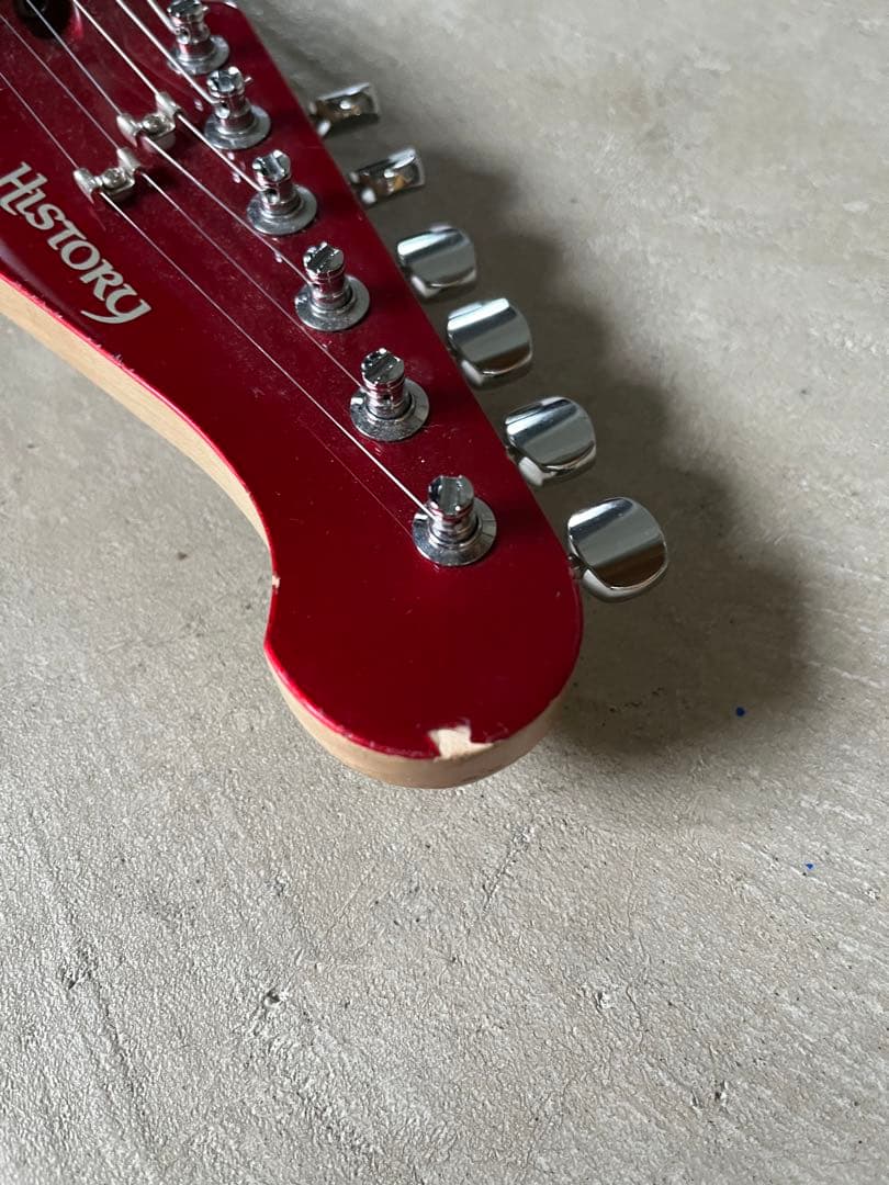 History エレキギター 赤 キッズギター
