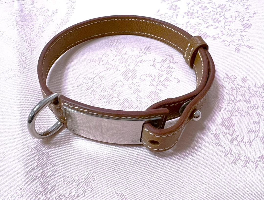 HERMÈS　エルメス　ドッグカラー　首輪　エプソン　１回使用の美品♪