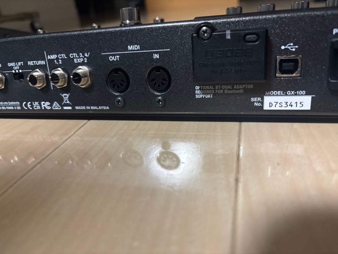 BOSS GX-100 BT dual アダプタ付き