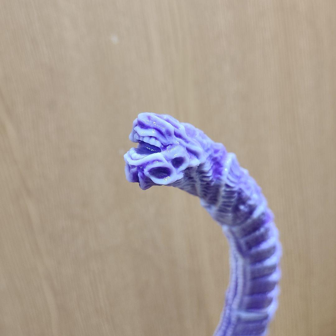 PASSIONTANK シンゴジラ覚醒 組み立て済 ソフビ 白紫マーブル