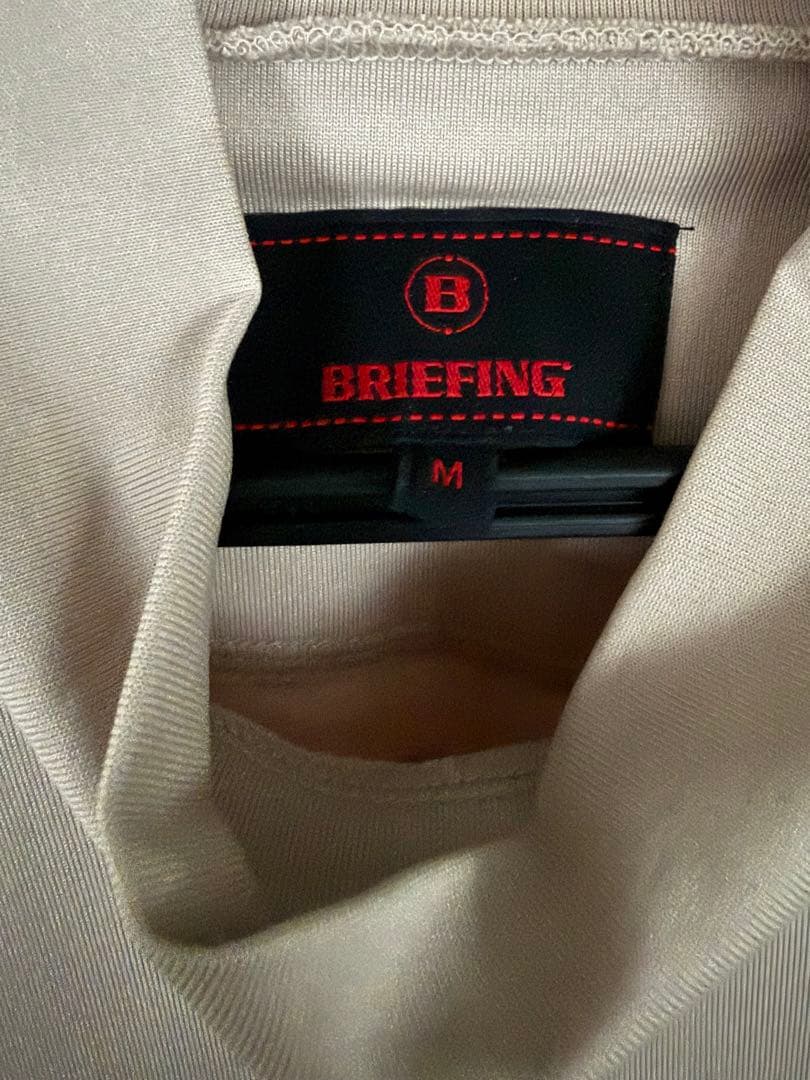 新品】ブリーフィング／ハイネック／モックネック／長袖／ネイビー／M