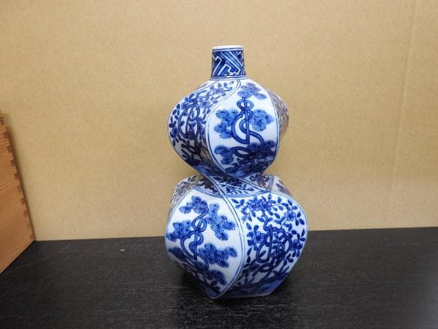 祥瑞剽徳利　源右衛門窯　共箱　MA427