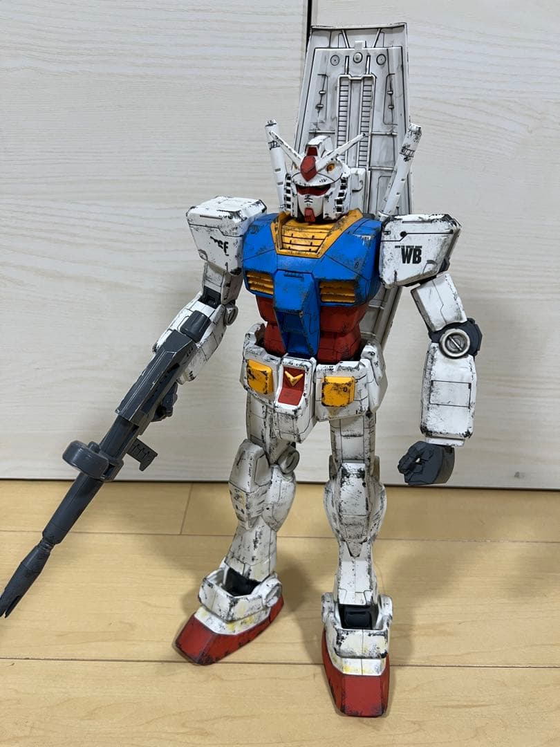 【ウェザリング塗装・完成品】1/48 メガサイズモデル RX-78-2ガンダム