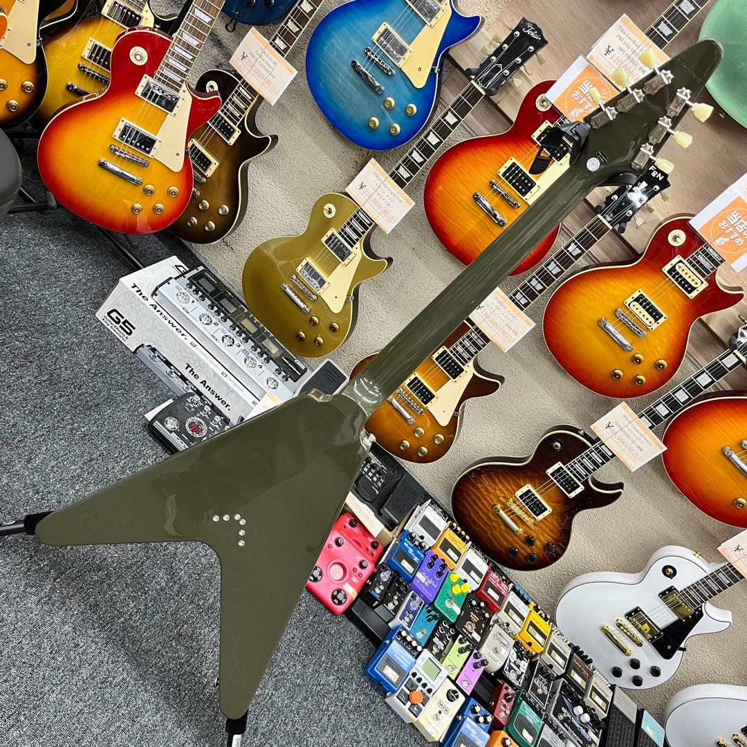 【11454】Epiphone Flying V Olive Green