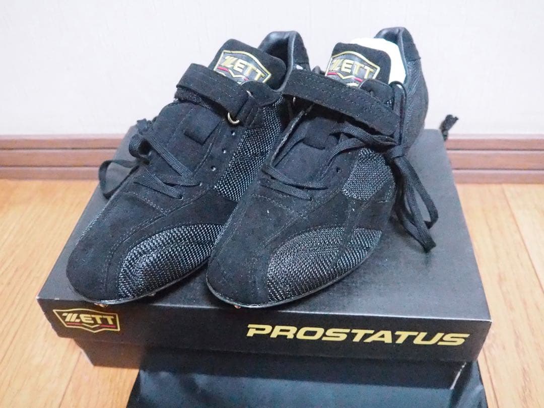 新品未使用【27.5cmゼット　プロステイタス】野球用埋め込み型金具スパイク。