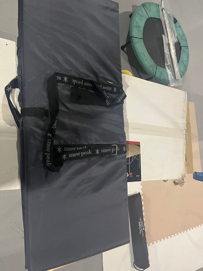 フォールディングテーブルオーバル竹