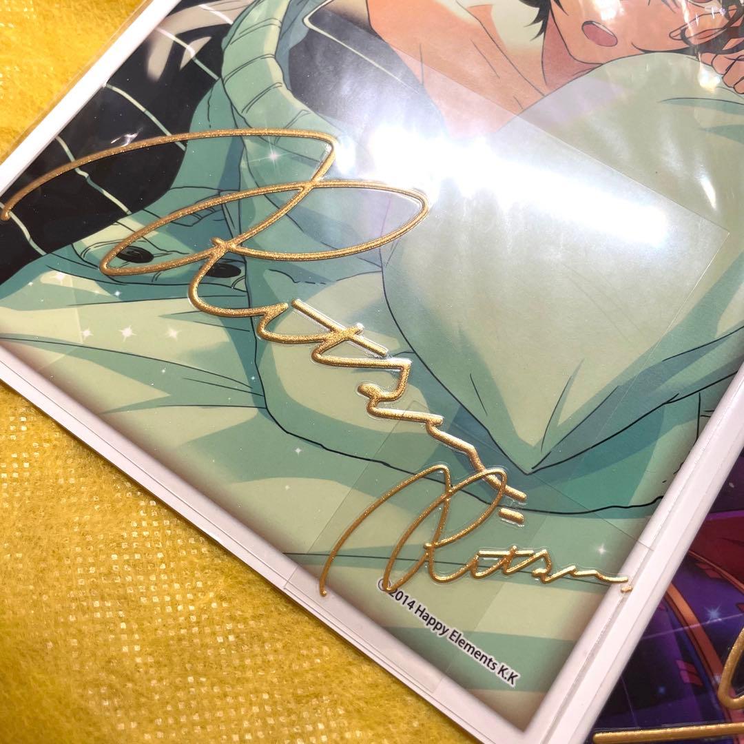 あんスタ 朔間零 朔間凛月 サインステッカー 金 レア セット