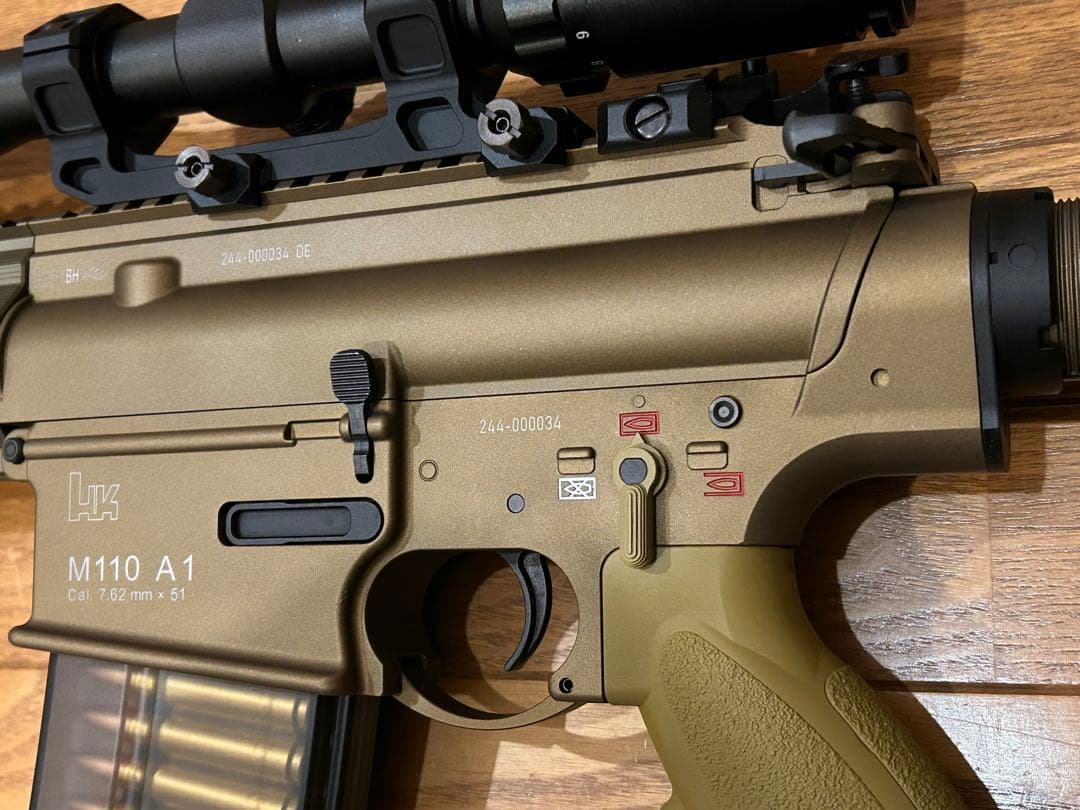 東京マルイ製次世代HK417 M110 A1 タイプトイガン FDAスコープ付き
