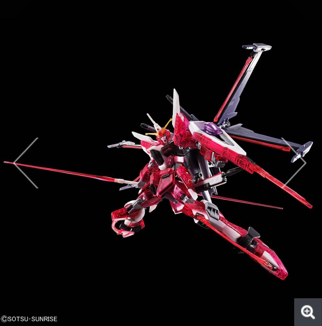 HG マイティストライクフリーダム インフィニットジャスティス弐式 クリアカラー