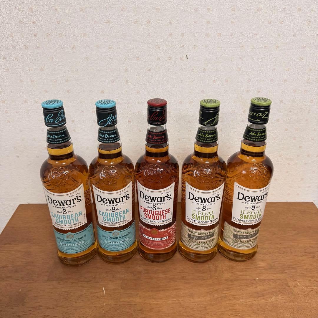 ● 新品未開封 Dewar's デュワーズ 8年 ウイスキー 5本セット