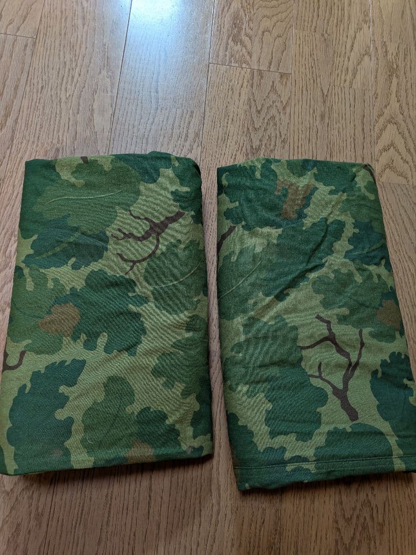 US パップテント　ミッチェルパターン　レプリカ　2枚　美品　軍幕