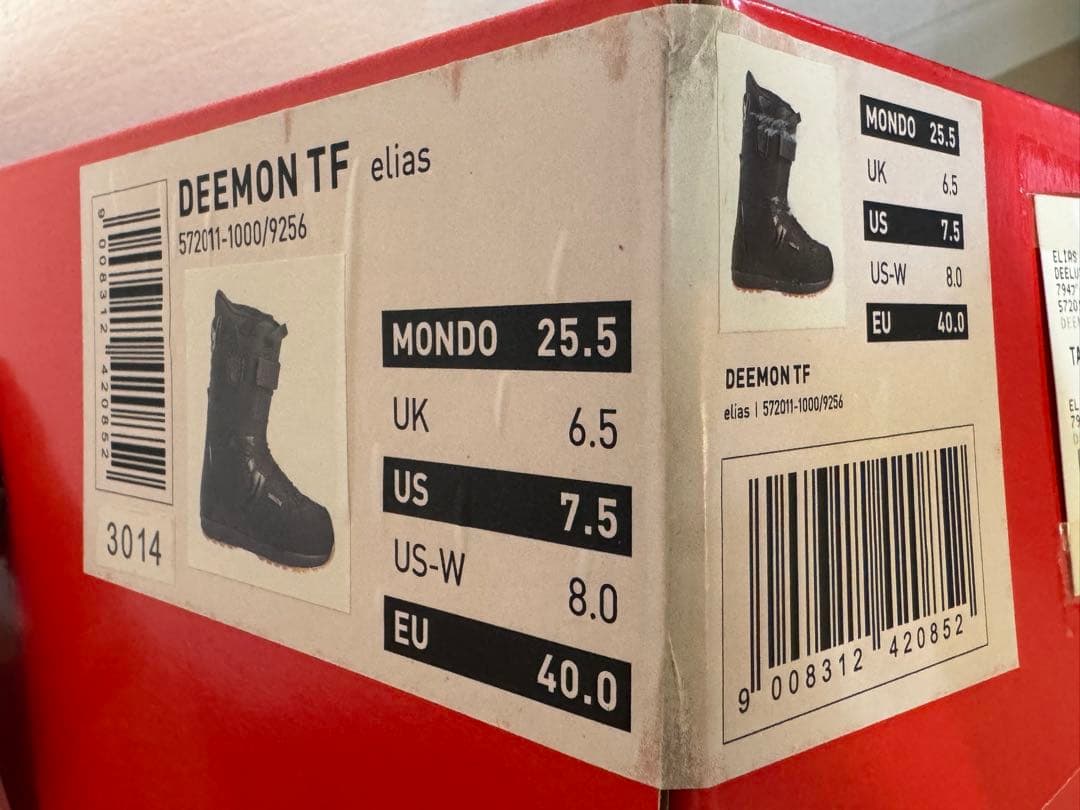 DEELUXE ブーツ DEEMON TF 25.5cm 20/21モデル