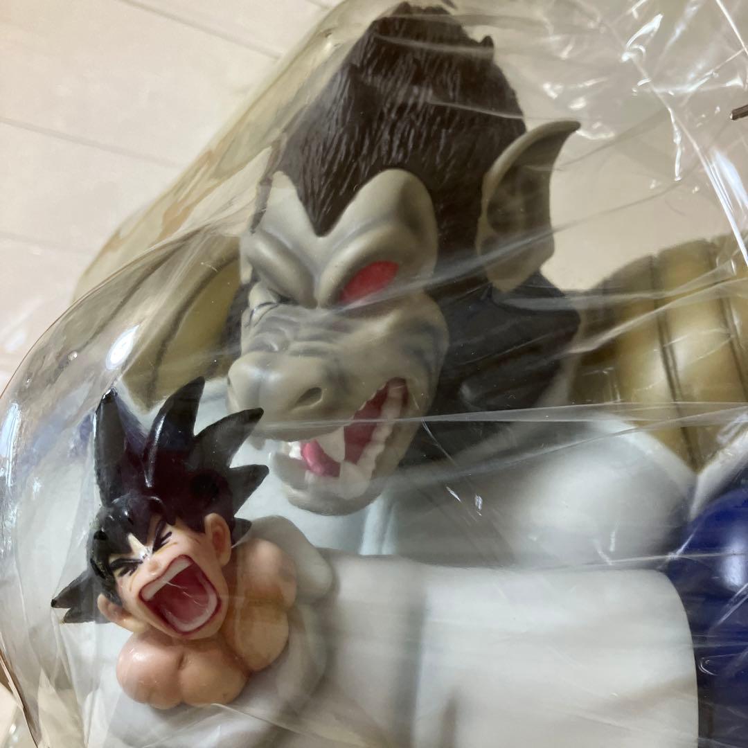 ドラゴンボール大猿 ジーマ　大猿ベジータ　ジオラマモデル　ヤジロベー・シッポ斬り