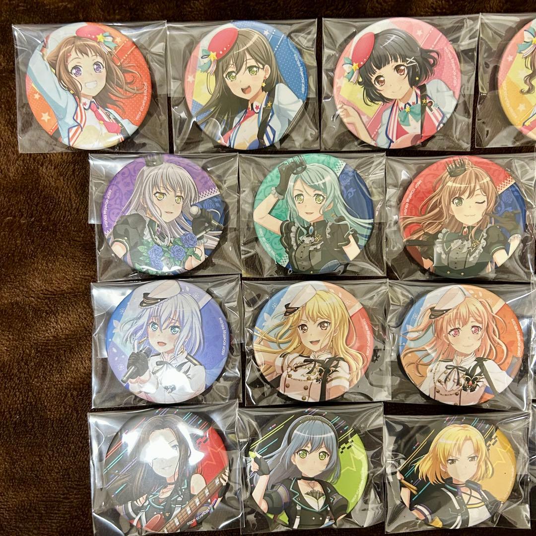 バンドリ　8th☆LIVE 記念トレーディング缶バッジ　全21種　コンプリート