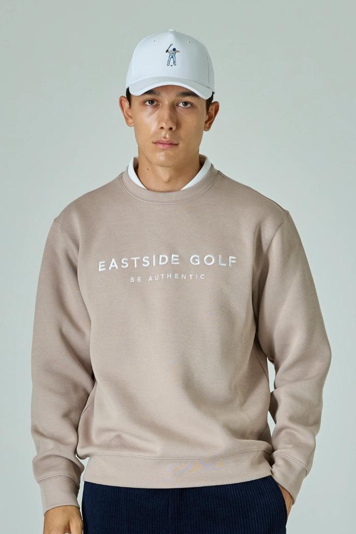 【EASTSIDE GOLF 】LS DOUBLE KNIT CREW