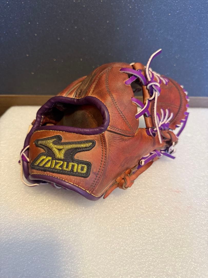 ★最高級★ ミズノプロ 硬式 内野手 ヘリ革交換 全紐交換 グリス交換