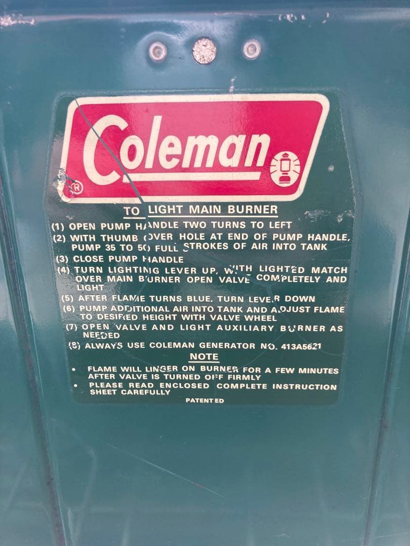 コールマン ヴィンテージ ツーバーナーコンロ413G