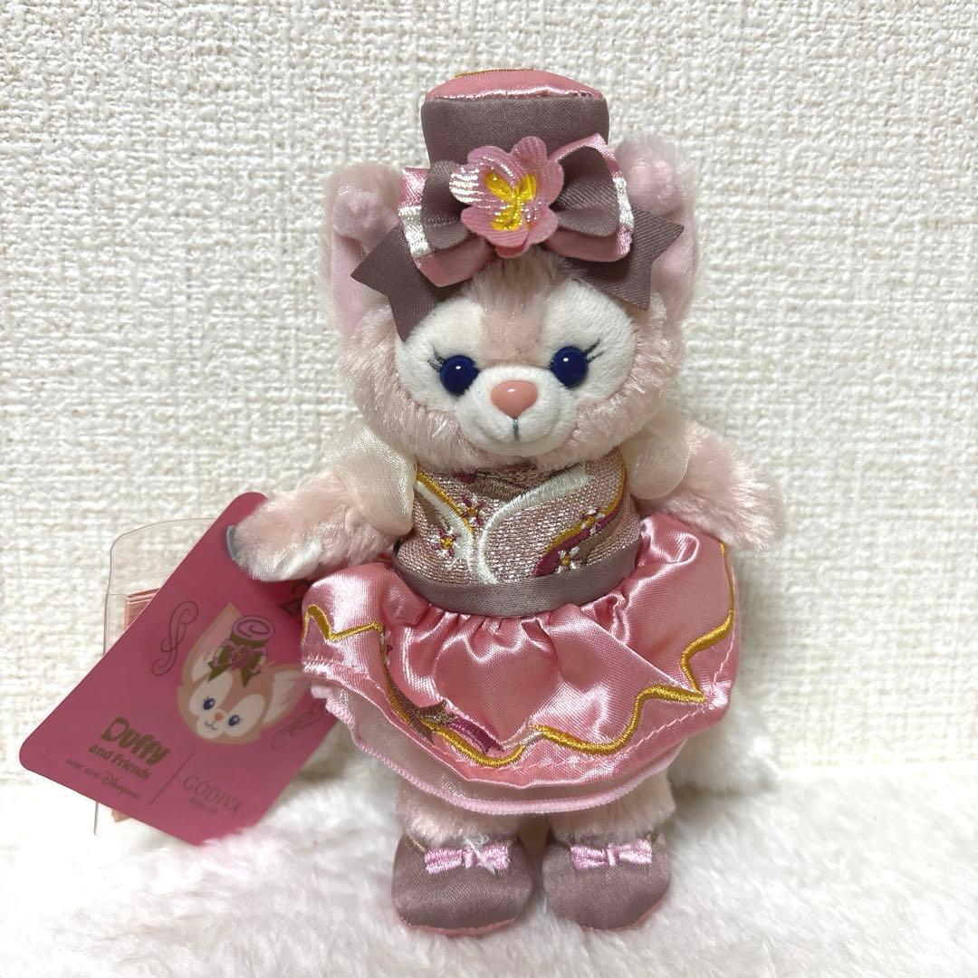 香港ディズニー　リーナベルぬいぐるみキーチェーンGODIVA