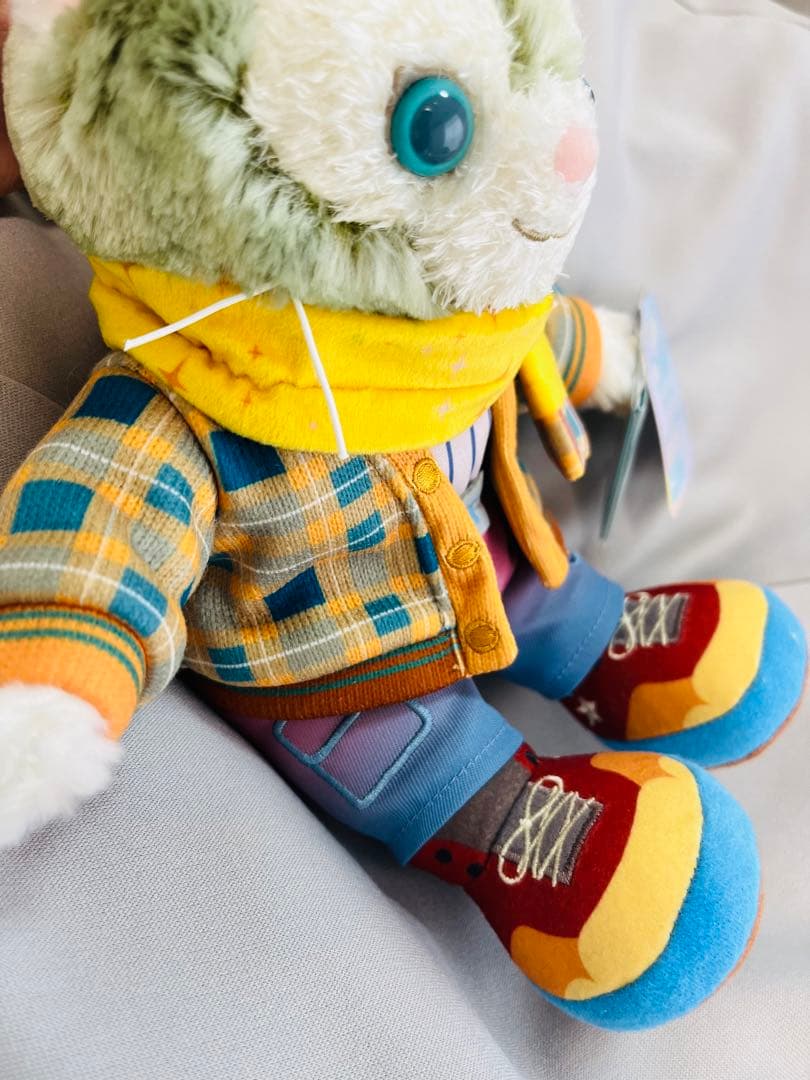 新品★お顔厳選★ジェラトーニ★ぬいぐるみSS♪香港ディズニーランド限定★マフラー