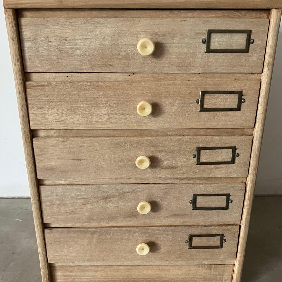 レトロ　アンティーク　古道具　古家具　剥離家具　ストリップド　抽斗　引き出し