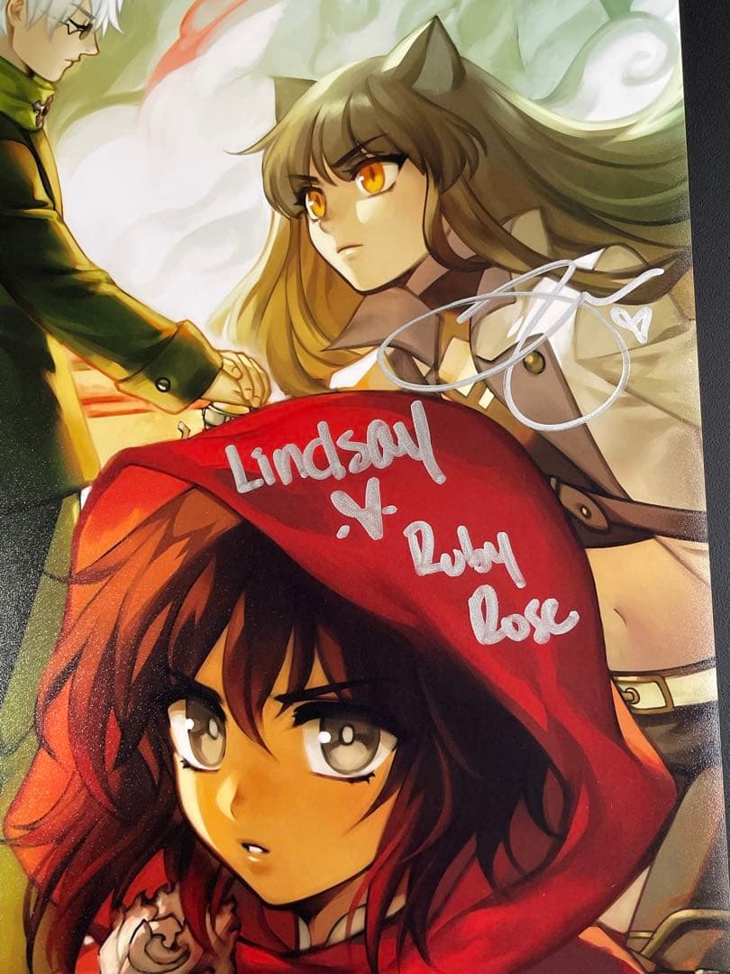 RWBY 直筆サイン入りポスター　JSA認定書付き　②