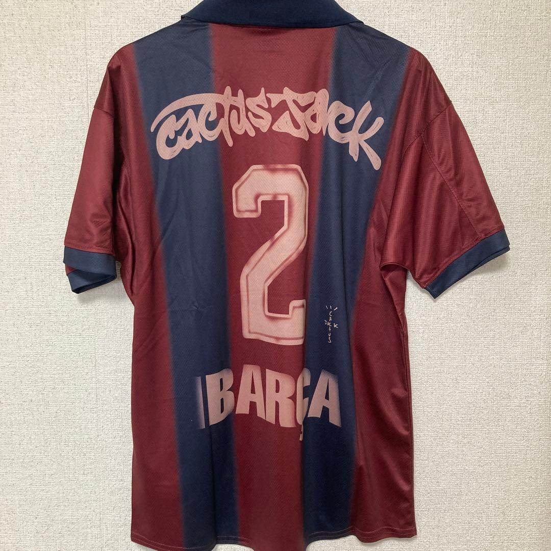 【Lサイズ】2025 バルセロナレトロ✕トラビス・スコット コラボ ユニフォーム