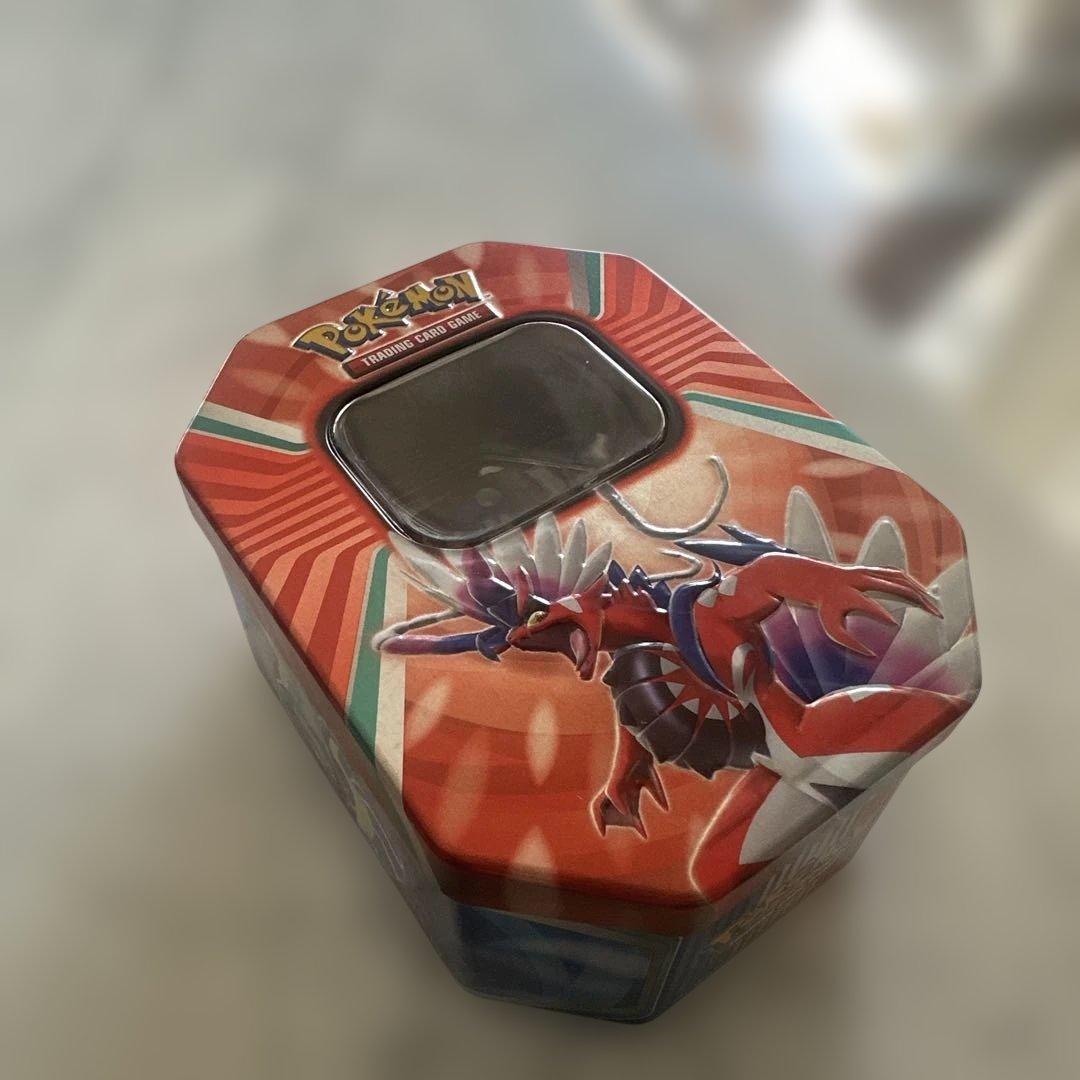 ポケモンカードRRクラス保護ケース入り37枚セット 缶ケース付き