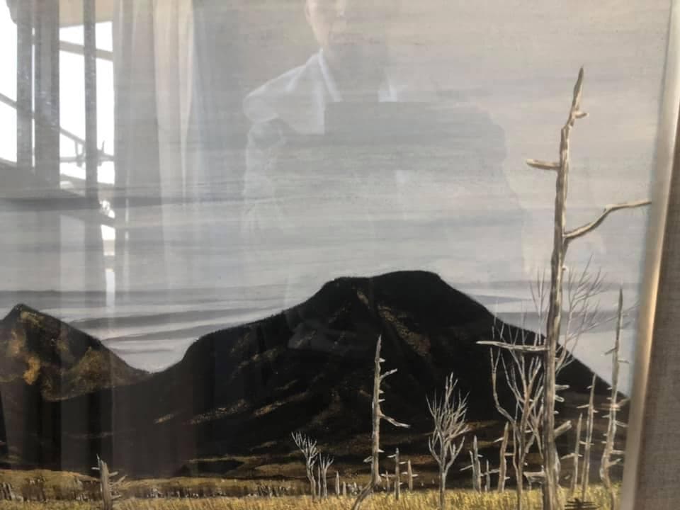 真作保証■日本画■内海泰■戦場ヶ原■師・希望・元宋・日展審査員