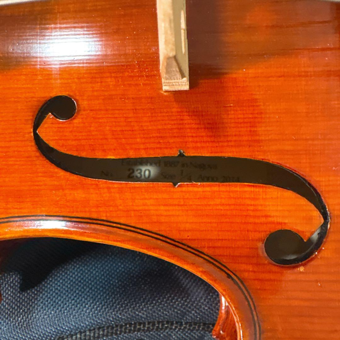 ✨良品✨ SUZUKI スズキ No.230 バイオリン 1/4サイズ 2014