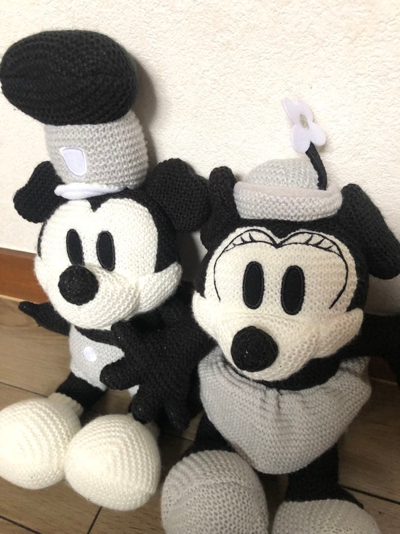 Disney Parks 海外限定 蒸気船ウィリー ミッキー ミニー ニット