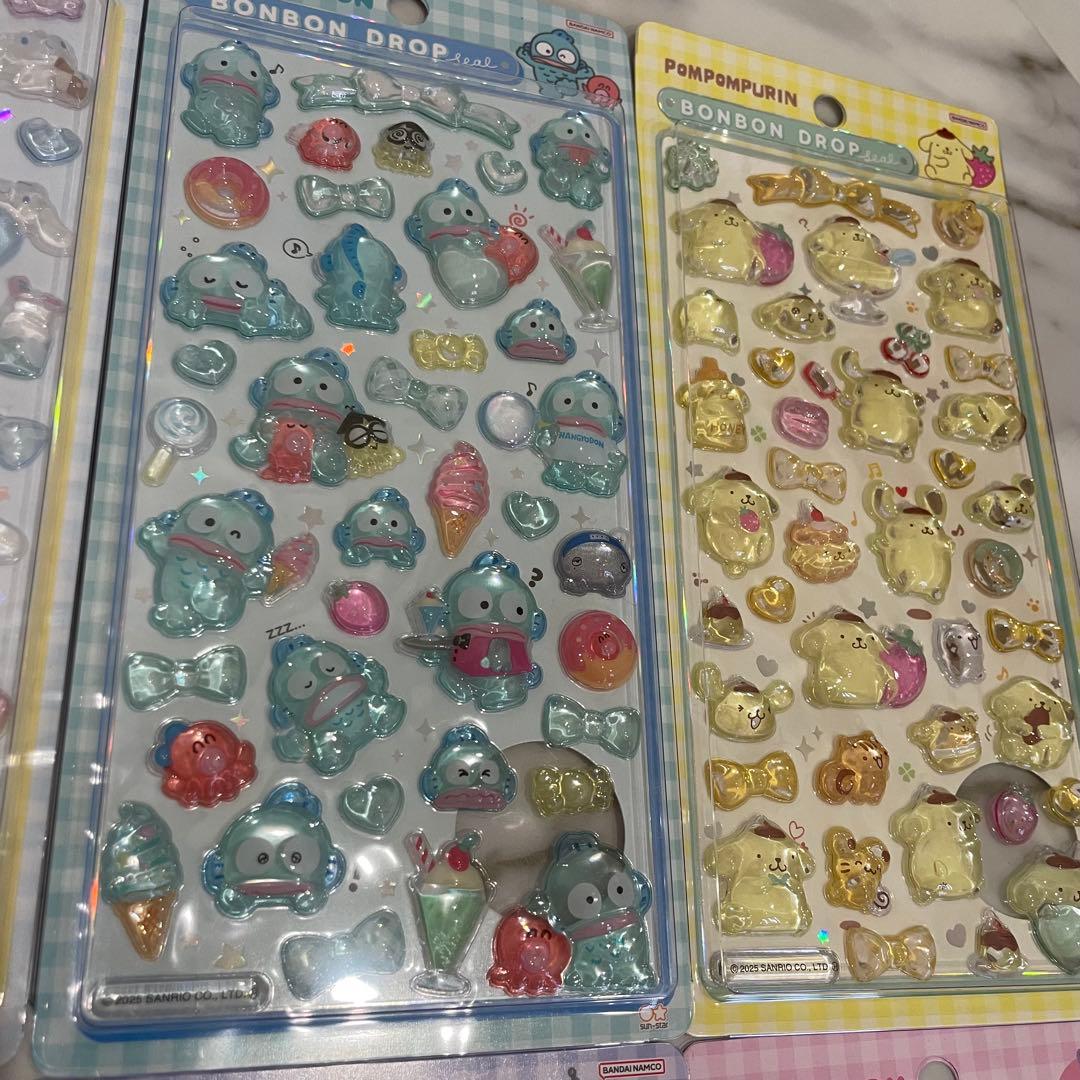 正規品 サンリオ ボンボンドロップシール 第2弾