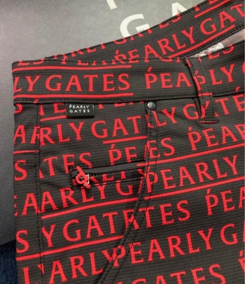 新品 パーリーゲイツ TCドビーストレッチパンツ(7)サイズ3L/紺 メゾンロゴ