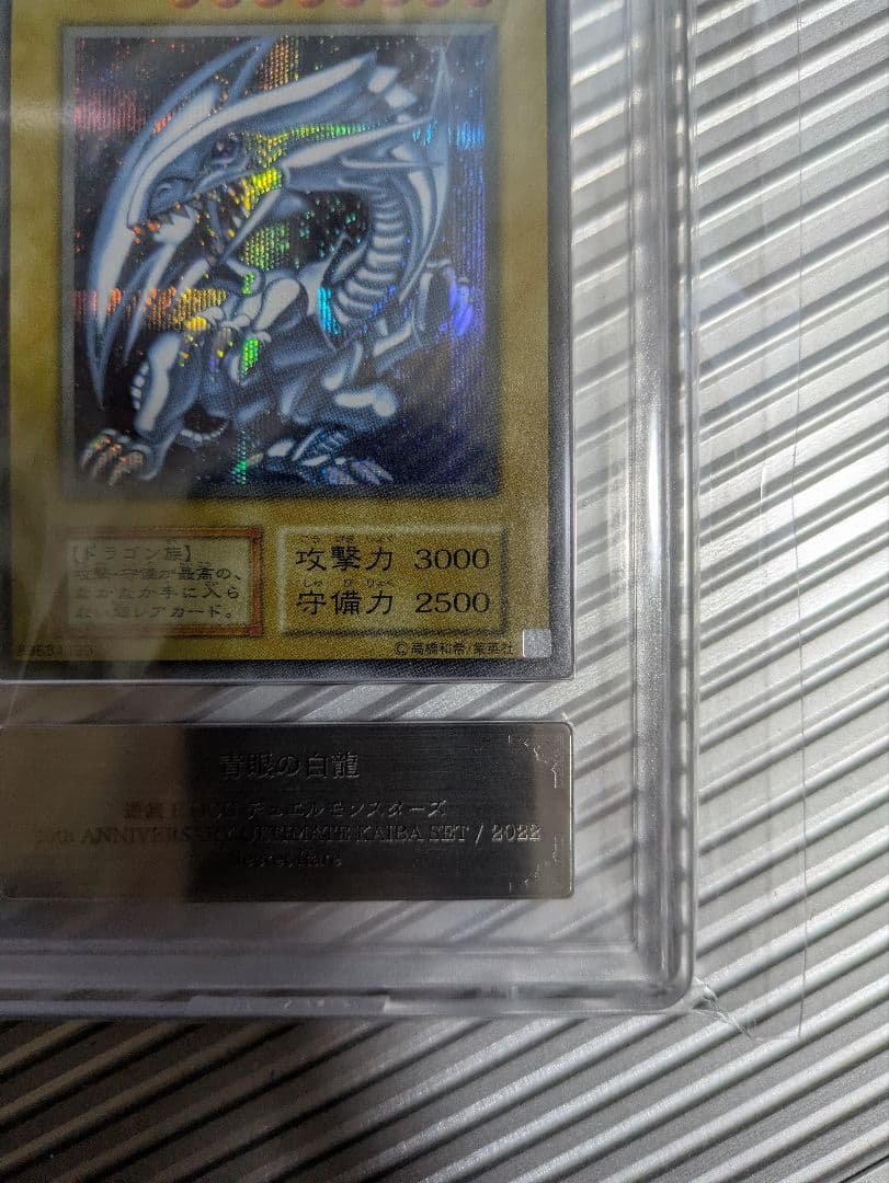 【ARS10+】 シクブル 青眼の白龍 シークレット 海馬セット 金箔鑑定書付き