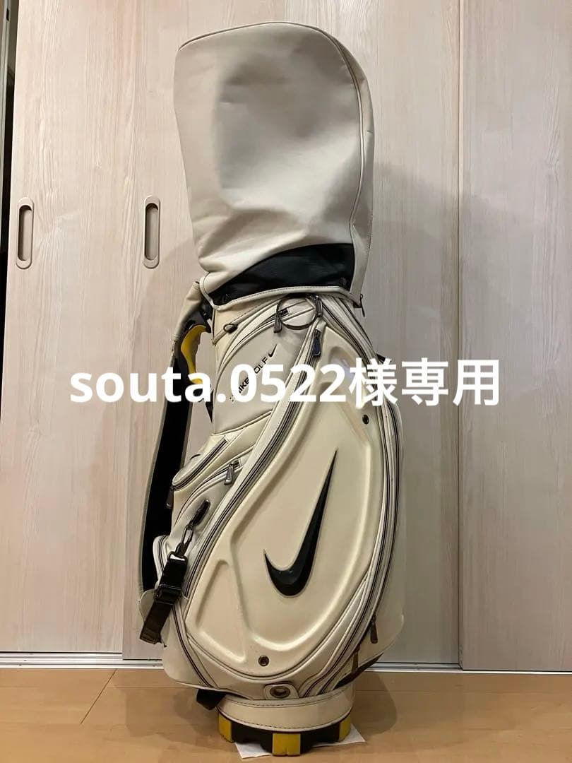 ナイキゴルフNike ツアーモデルキャディバッグ ホワイト中古